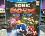 Sonic Boom: Rise of Lyric - Nintendo Wii U - Complete Tested! - $26.28