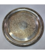 Vintage Gorham Heritage Silverplate Platter Tray 12” Round EP YH 362/1 - £21.46 GBP