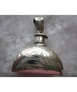 Sterling Silver Perfume Decanter Pendant - £19.12 GBP