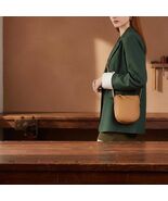 Minimalist Square Leather Crossbody Bag  Genuine Cowhide Small Shoulder ... - $60.00