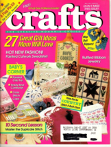 Crafts Magazine May 1991 Crochet Cross Stitch Quilting Full Size Pattern - $4.97