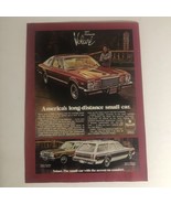 1977 Plymouth Volare’ Automobile Print Ad Vintage Advertisement Pa10 - £5.17 GBP