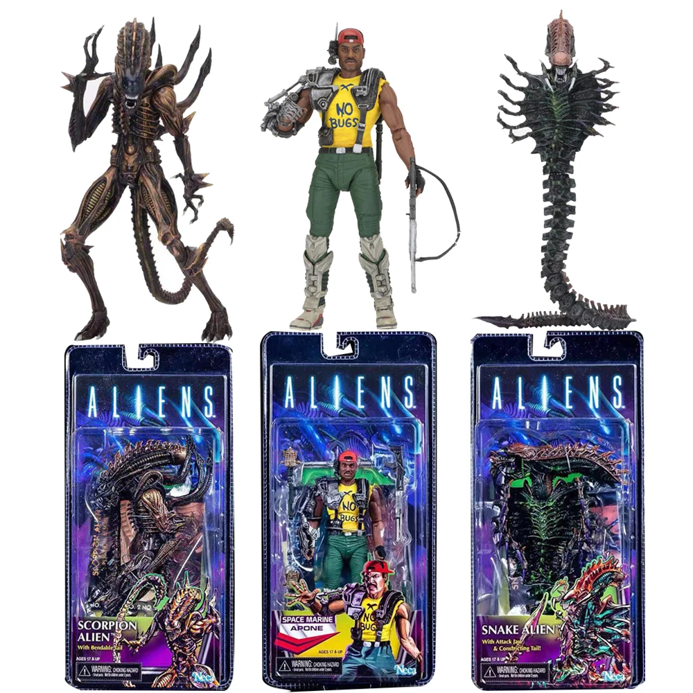 NECA Figure Scorpion Figure 13th Lineup Aliens VS Predator Scorpion Snake Alien - £26.71 GBP+