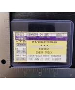 CHEAP TRICK - VINTAGE JANUARY 23, 2001 CONCERT TICKET STUB - $10.00