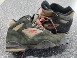 VTG Reebok Hiking Boot Women 9 Green RA 505 KRI Leather Hexalite - €20,18 EUR