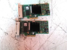Lot of 2 Dell T34F4 PCIe Quad Port Low Profile Ethernet Cards - £51.75 GBP
