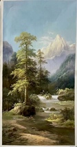 Scenery Oil Painting - Landscape Oil Painting - Unmounted Canvas 24x48 inches - £559.54 GBP