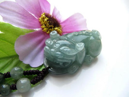 Free Shipping -100% AAA Natural dark Green jade carved Pi YAO   Jadeite Jade cha - £15.98 GBP
