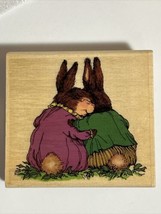 Holly Pond Hill True Love Wood Rubber Stamp Easter Peter Rabbit Uptown G... - $14.01