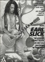 Earl Slick 1991 In Your Face album ad Metal Blade Records advertisement ... - £3.03 GBP