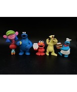 LOT 5 Cookie Monster Elmo Sesame Street Hasbro Trolls Ice Age Sid Applause - €11,60 EUR