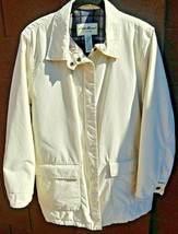 Eddie Bauer Men&#39;s Large Jacket Khaki Shell Fleece Lining - $51.41