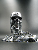 130 mm (5,1&quot;) Bust Resin Figure Model of Terminator T-800 - finished - £42.81 GBP