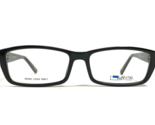 Lantis Eyeglasses Frames CS L7002 BLK Black Rectangular Full Rim 55-16-140 - $51.21