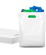 Plastic Merchandise Bags 12&quot; x 3&quot; x 20&quot;, 1000 Die Cut Handle, 1.25 Mil - $154.78