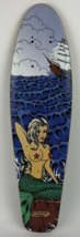Penny Style Wood Zip Zinger Cruiser Skateboard Deck w Griptape Mermaid 2... - $29.69