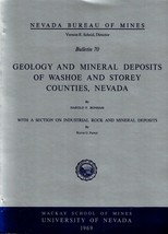 Geology and Mineral Deposits of Washoe and Storey Counties, Nevada by Bo... - £19.89 GBP