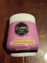 3 Pack Cutex Twist &amp; Scrub Sponge Nail Polish Remover Jar, 2  oz  (C03) - $12.20