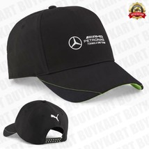 NEW Mercedes AMG Petronas Motorsport Baseball Cap PUMA Original Unisex Black - £47.29 GBP