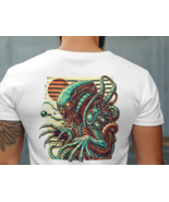 &quot;Retro Alien Cyborg T-Shirt - Sci-Fi Horror Graphic Tee for Fans of Extr... - $26.37 CAD+