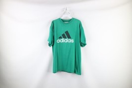 Vintage 90s Adidas Mens Medium Thrashed Spell Out Big Logo Short Sleeve T-Shirt - £27.22 GBP