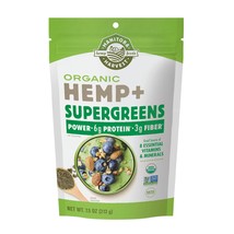 Manitoba Harvest Organic Hemp &amp; Supergreens Powder, 7.5 oz  Green Superfood Pow - £28.14 GBP