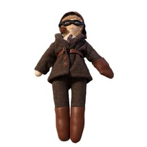 American Girl Kit&#39;s Aviator Doll Retired Plush Embroidered Face Missing 1 Glove - £64.34 GBP