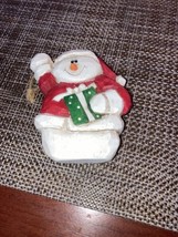 Vtg Santa Claus Ornament Carved Country Christmas Claus Kris Kringle - £6.15 GBP