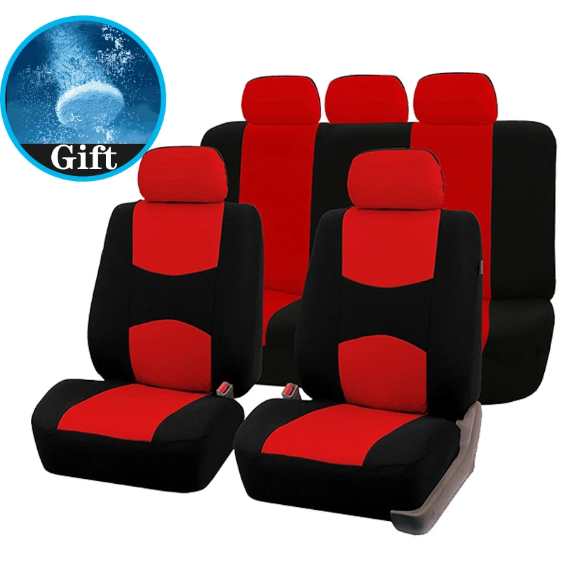 5 Seat Covers Set Front Rear Car Seat Covers Set Automobiles Seat Covers Front - £17.42 GBP+