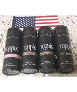 Toppik Hair Building Fibers 27.5 gram Black, Dark, Medium &amp; Light Brown,... - $11.99+