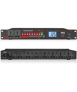 Pyle 10 Outlet Power Sequencer Conditioner - 13 Amp 2000W Rack Mount Pro... - $171.99