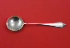 Shield End by Spaulding &amp; Co. English Sterling Silver Cream Soup Spoon 6&quot; - £70.34 GBP