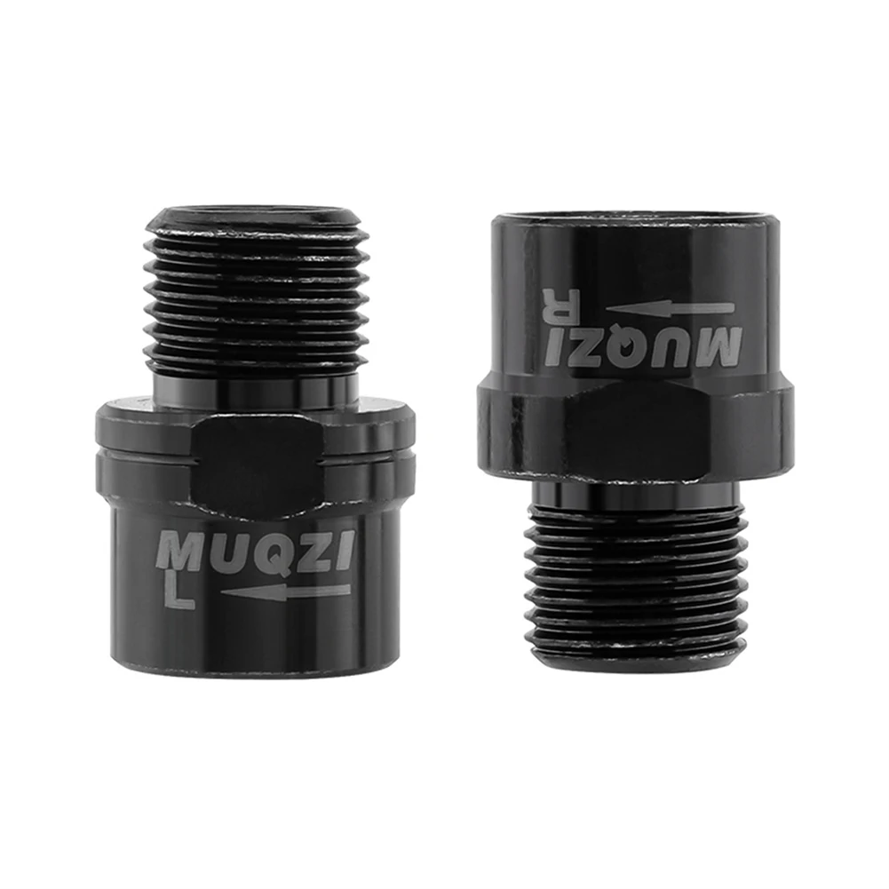 MUQZI Bike Pedals Adapters Spacers Wear Resistant Bike Pedal Extension Bolts Spa - £22.22 GBP