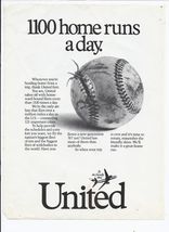 70's United Airlines Ad Airplane aviation 8.5" x 11" - $19.75