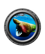 Basking Shark - Porthole Wall Decal - $14.00