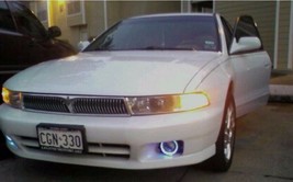 LED Halo Driving lamps Angel Eye Fog lights Kit For 1999-2003 Mitsubishi Galant - £115.12 GBP