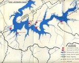 Tom Jenkins Dam Burr Oak Reservoir  Brochure &amp; Map Huntington West Virgi... - £26.55 GBP