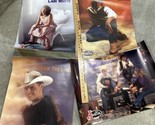 Lot 4 Rare 1990’s Justin Western Advertisement Posters 18”x24” Country M... - $18.81