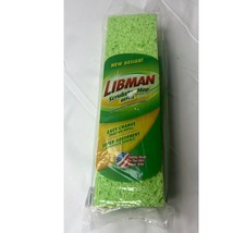 Libman Scrubster Mop Refill Quality Replacement Green Sponge Absorbent New  - £6.07 GBP