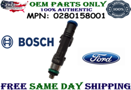 Single Oem Bosch Fuel Injector For 2003 Ford F-350 Super Duty 5.4L V8 Brand New - $75.23