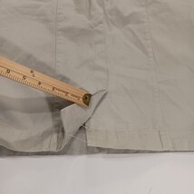 Averroe RN#40787 Women's Tan/Beige Cotton Rear Zip & Slit Denim Skirt Size 16 image 5