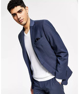 Bar III Men&#39;s Slim-Fit Wool Blend Solid Suit Jacket Only in Blue-44S - $104.25 CAD