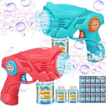 Machine Guns for Toddlers Guns 2 Pack with 2 Bottles 15 Bags Refill Solution Mac - £24.53 GBP