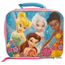 Disney Fairies Tinker Bell &amp; Friends Single Compartment Soft Insulated L... - £19.54 GBP