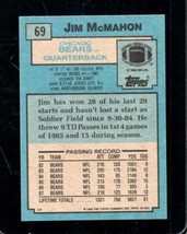 1988 Topps #69 Jim Mcmahon Nmmt Bears *X106488 - £2.69 GBP