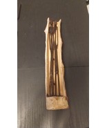 African Black Wood Stick Figurines Carving Mpingo~Maasai~Sculpture~MADE ... - $506.15 MXN