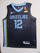 Ja Morant Memphis Grizzlies Icon Edition Swingman Blue Mens Nba Jersey 2020-2021 - £79.93 GBP