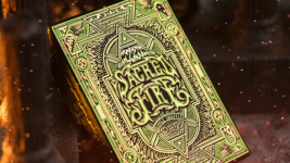 Sacred Fire (Emerald Flare) Playing Cards by Riffle Shuffle - £12.65 GBP