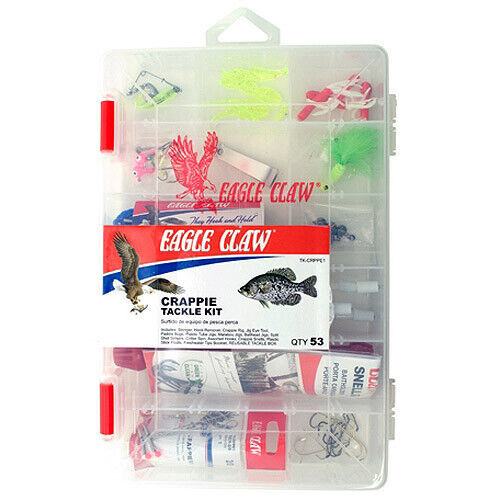 EAGLE CLAW CRAPPIE TACKLE KIT, 53 PIECES - $19.95