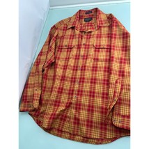 Vintage Sir Pendleton Men Shirt 100% Wool Long Sleeve Button Up Large L - £15.78 GBP